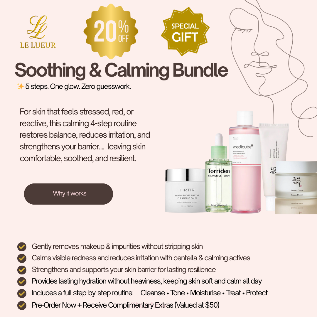 Soothing & Calming Bundle (5-Step Routine)