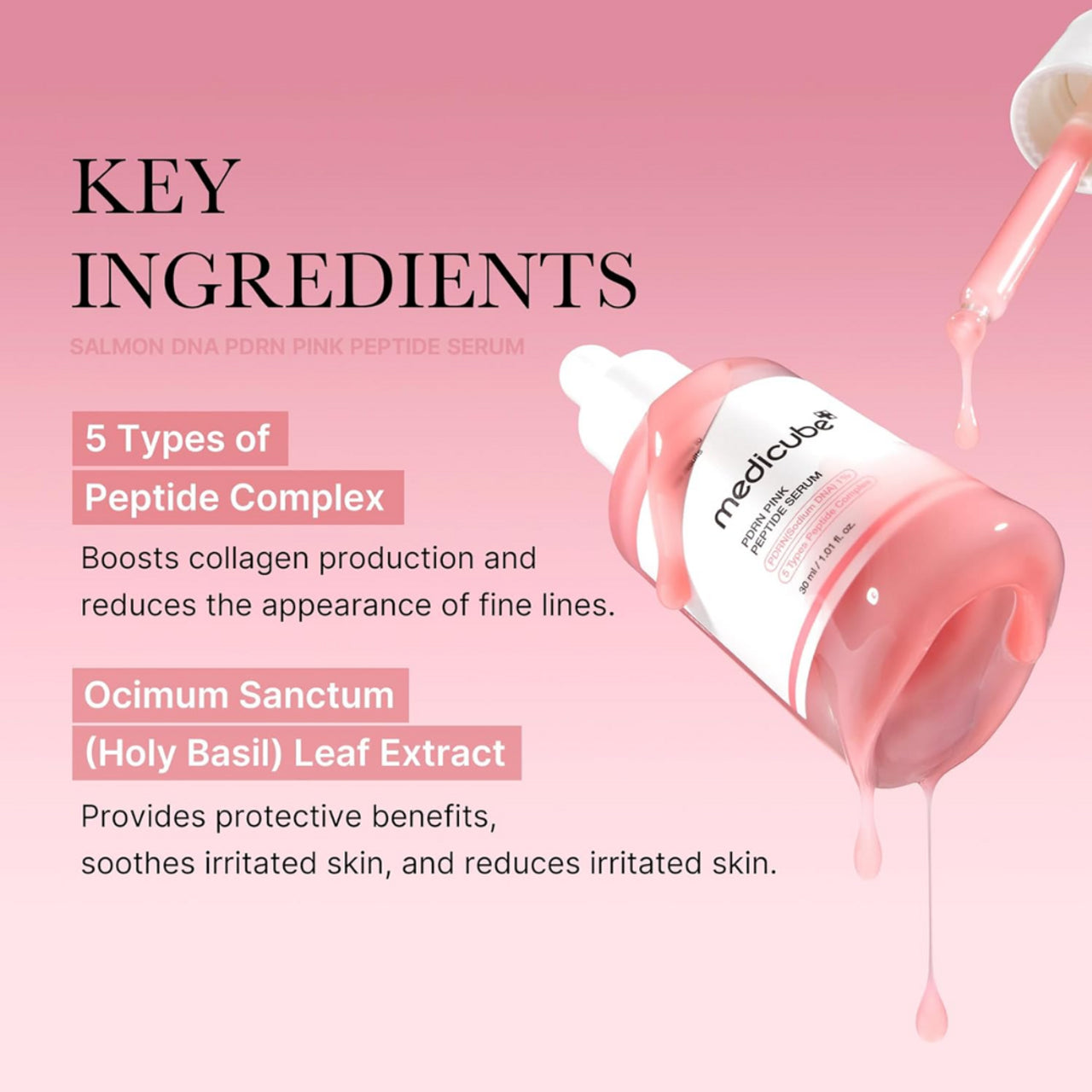 Medicube – PDRN Pink Peptide Serum (30ml)