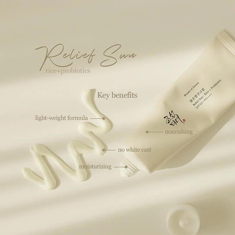 Beauty of Joseon – Relief Sun: Rice + Probiotics (SPF50+ PA++++)
